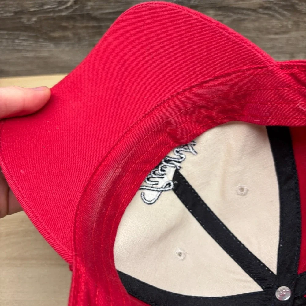 Minnesota Twins‎ Hat Cap Strap Back Womens Red MLB Baseball TC Logo Favorite